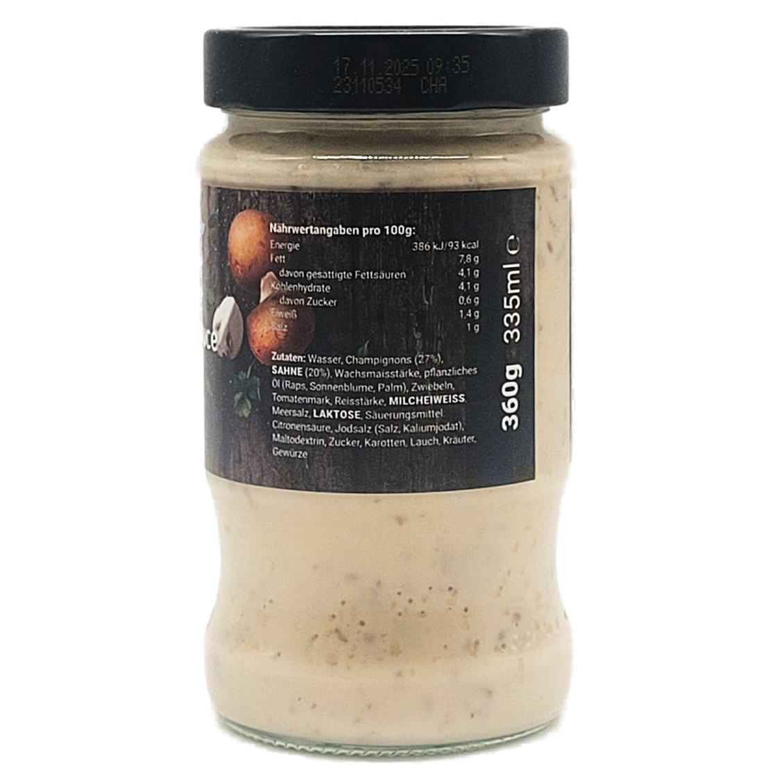 *NEU* GaumenLiebe Champignonsauce mit Sahne 335ml
