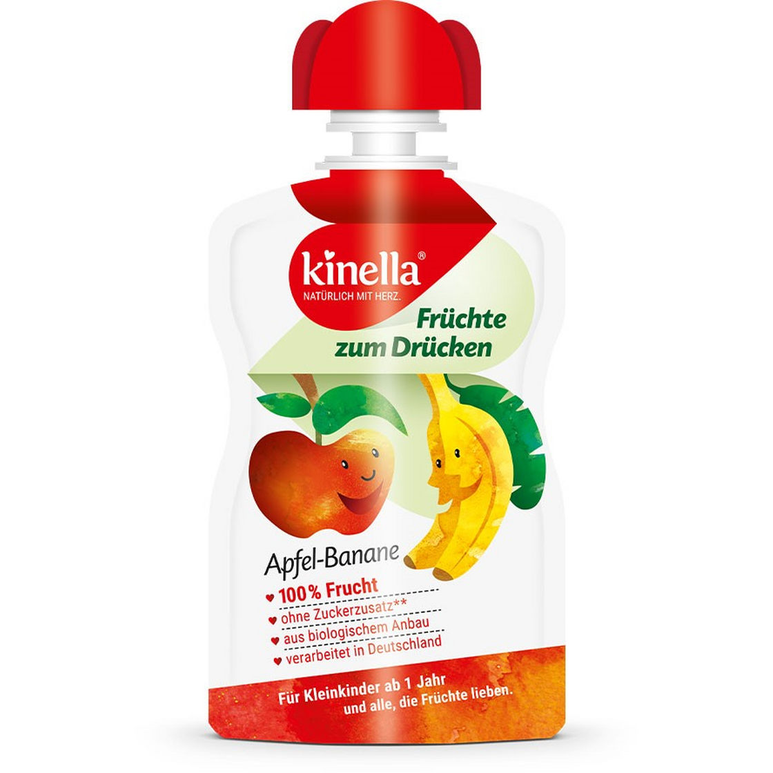 Kinella BIO Apfel-Banane-Pfirsich 90g - Quetschie