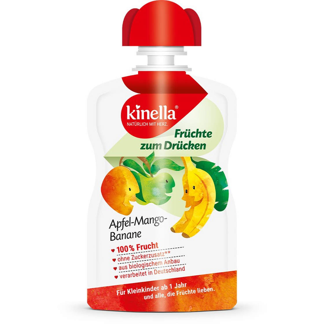 Kinella BIO Apfel-Mango-Banane 90g - Quetschie