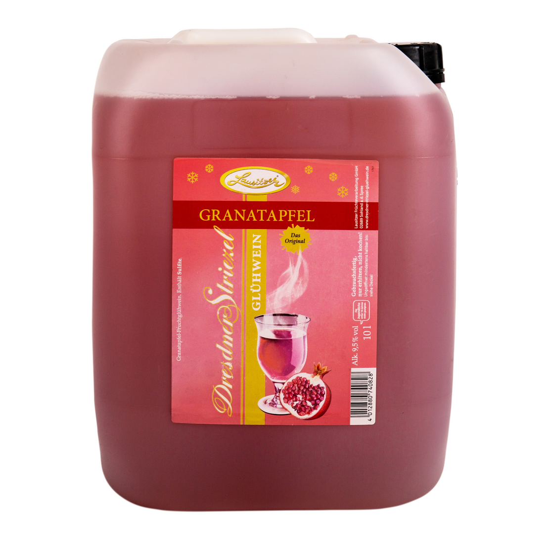 Dresdner Striezel Glühwein - Granatapfel 10l Kanister