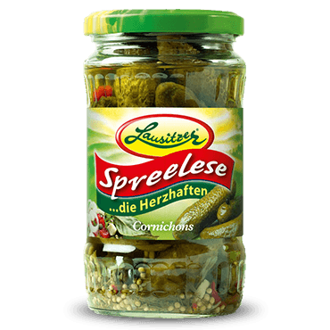 Lausitzer Spreelese Cornichons - herzhaft 370ml