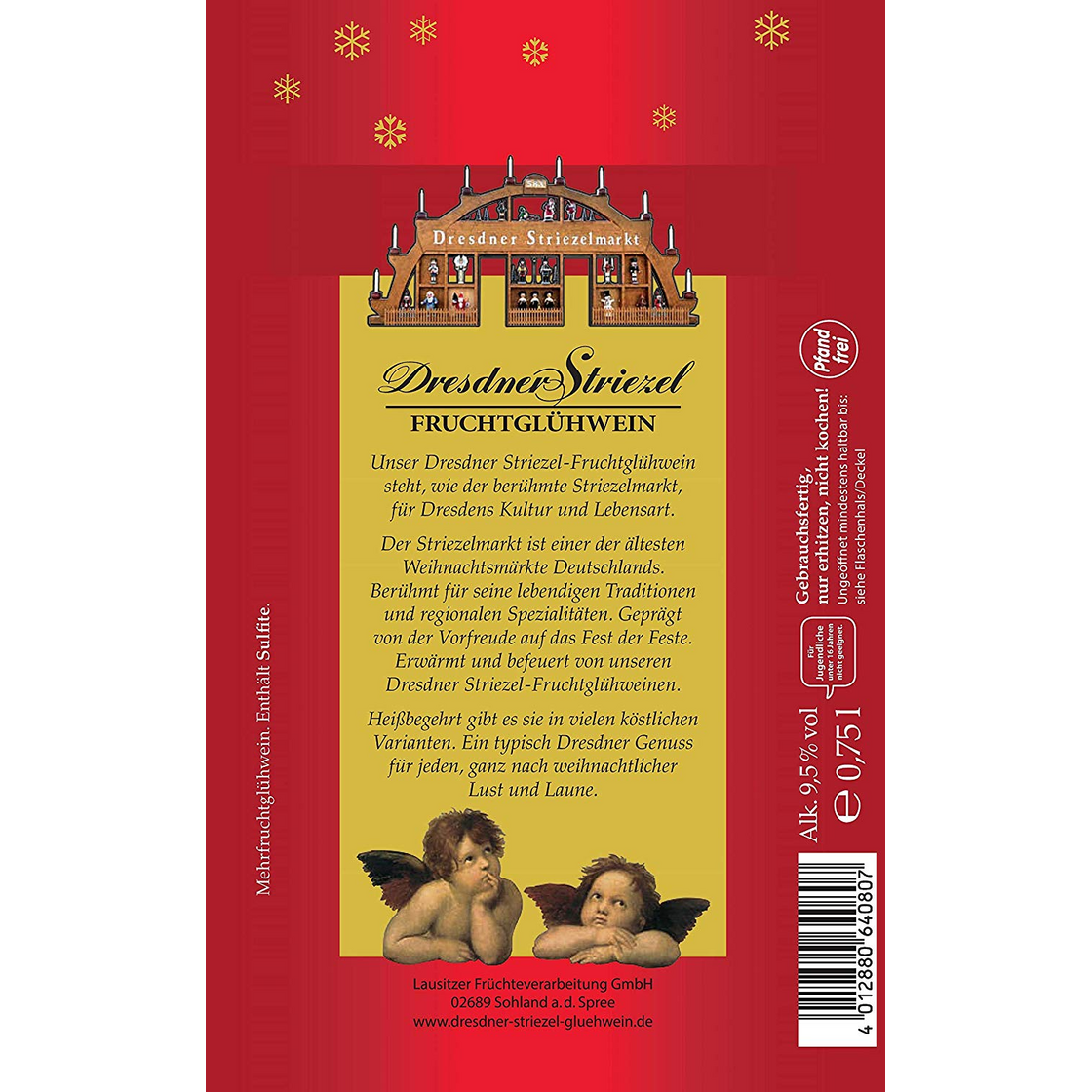 Dresdner Striezel Glühwein - Mehrfrucht 0,75l