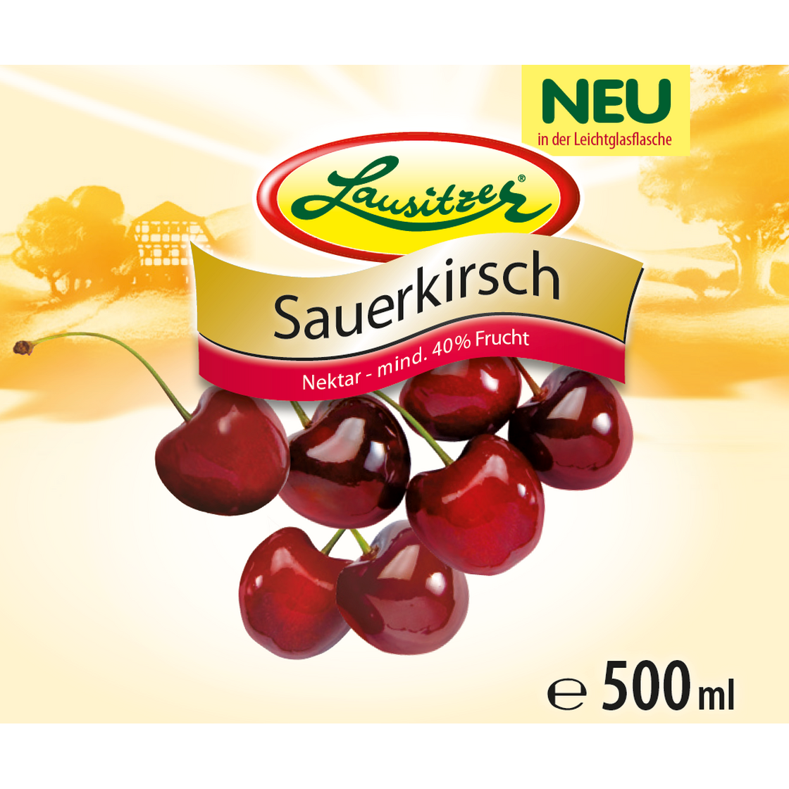 Lausitzer Sauerkirsch-Nektar 500ml