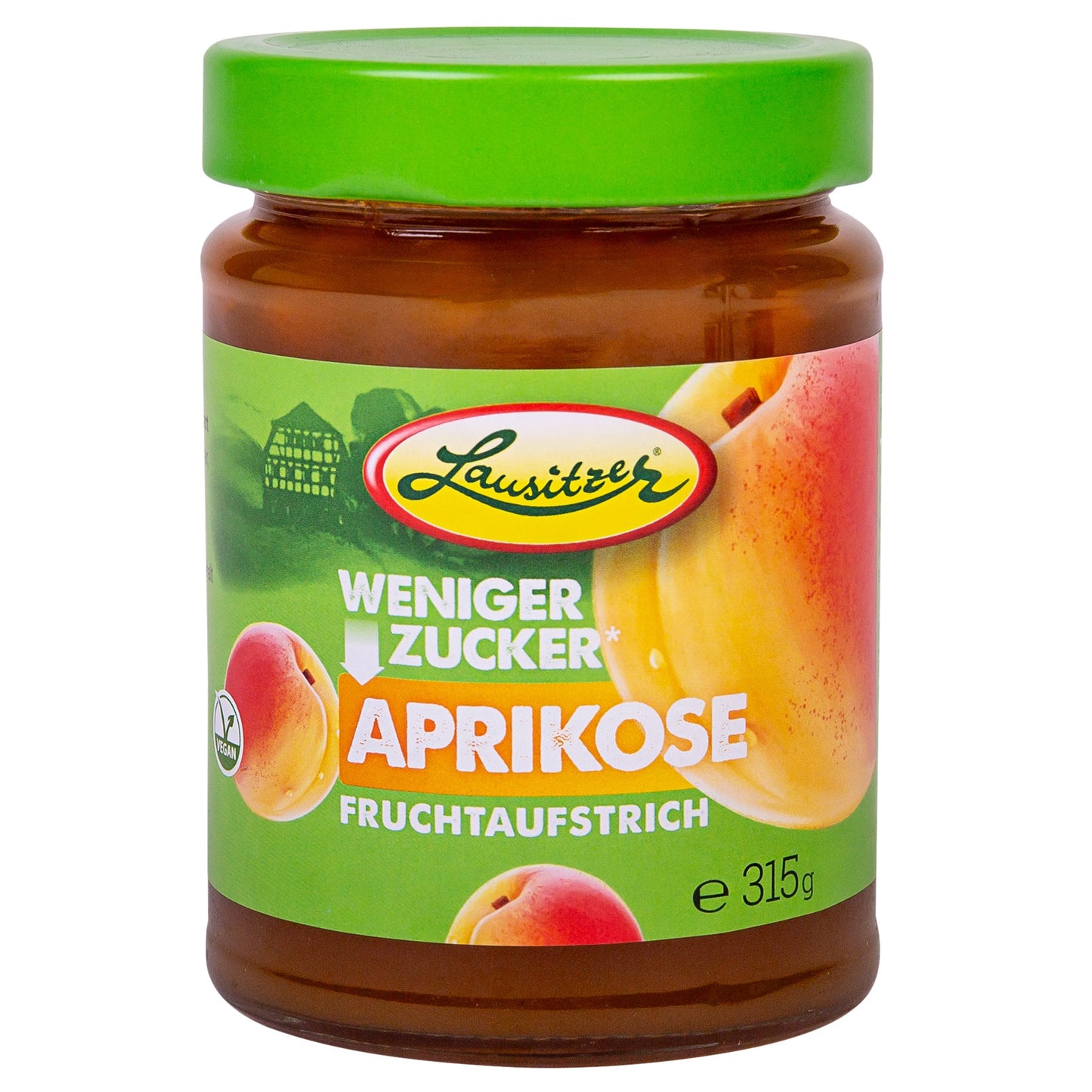 *NEU* Lausitzer Fruchtaufstrich - Aprikose - mit weniger Zucker 315g