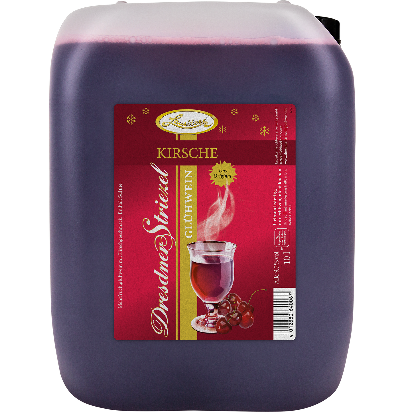 PALETTE GLÜHWEIN ODER PUNSCH 10l - INKL. VERSAND