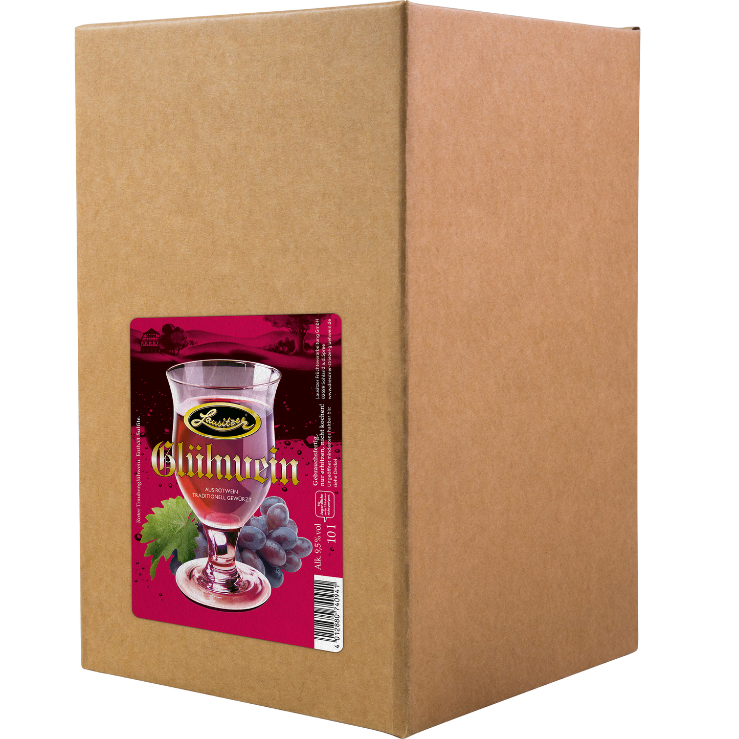 Lausitzer Glühwein - Rote Traube Bag in Box 10l