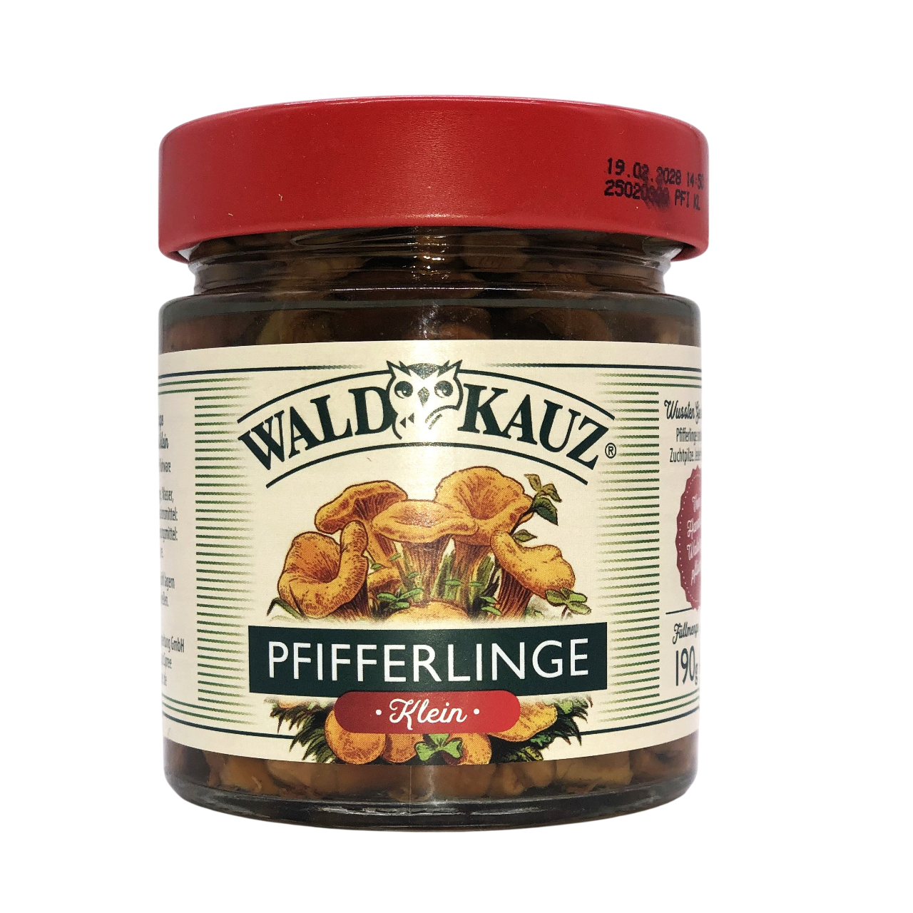 Waldkauz Pfifferlinge klein 190g