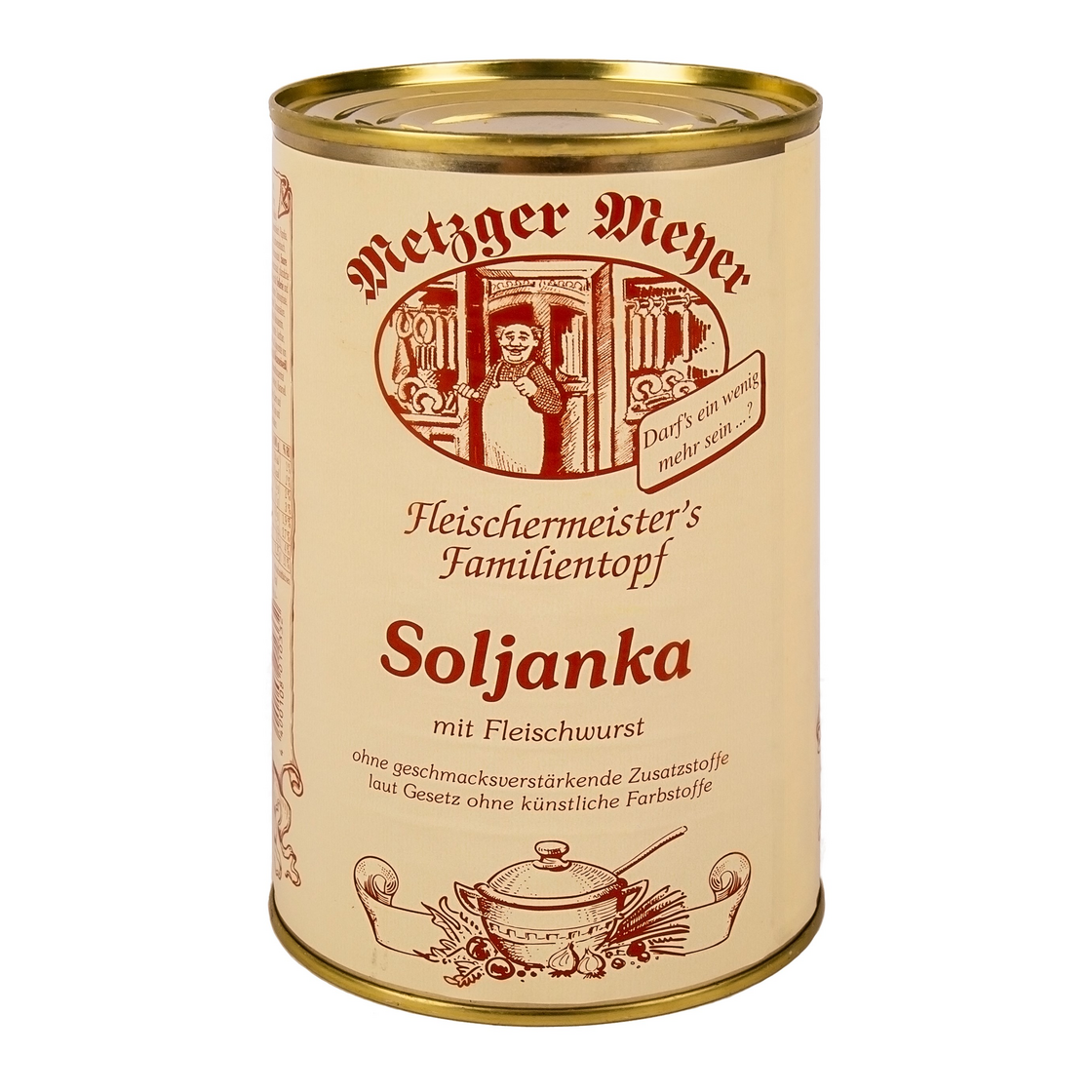 PALETTE DOSENSUPPE 288 x Metzger Meyer 1200ml - VERSANDKOSTENFREI