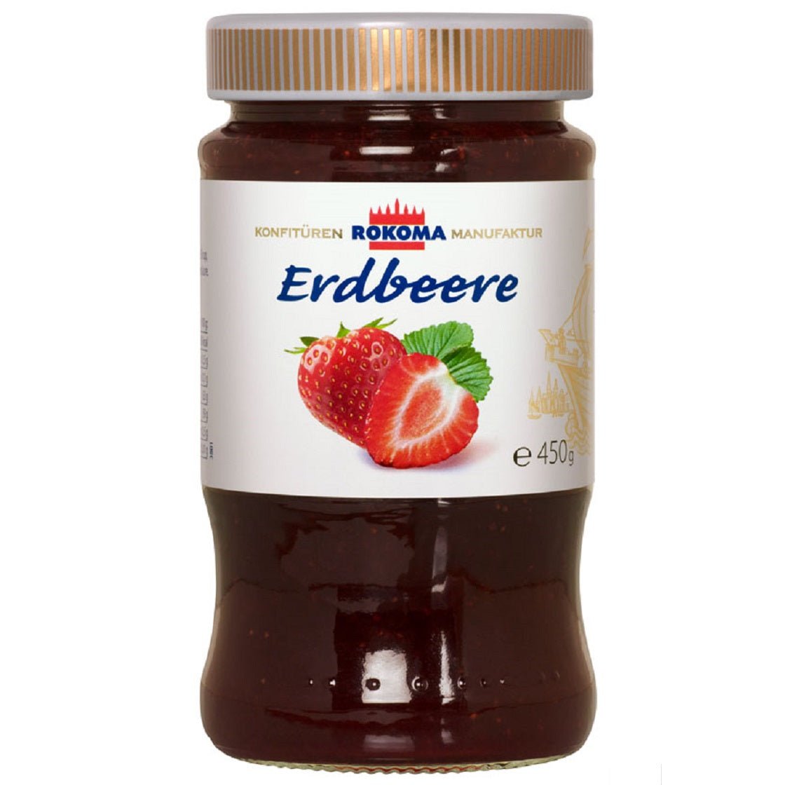 Rokoma Erdbeer-Konfitüre extra 12x450g