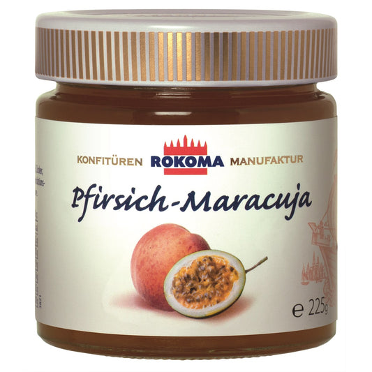 Rokoma Pfirsich-Maracuja-Konfitüre 225g