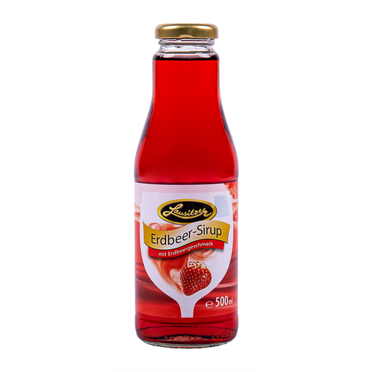 Lausitzer Erdbeer-Sirup 12x500ml