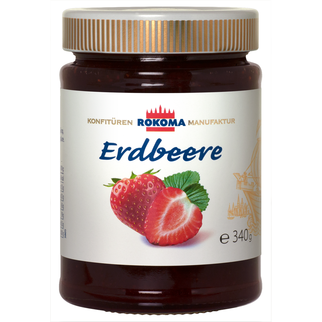 Rokoma Erdbeer-Konfitüre extra 340g