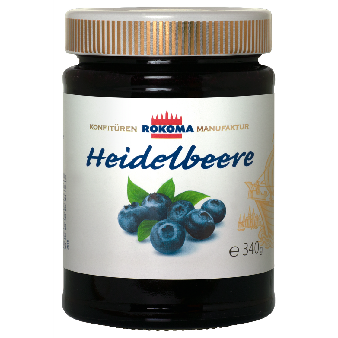 Rokoma Heidelbeer-Konfitüre extra 340g