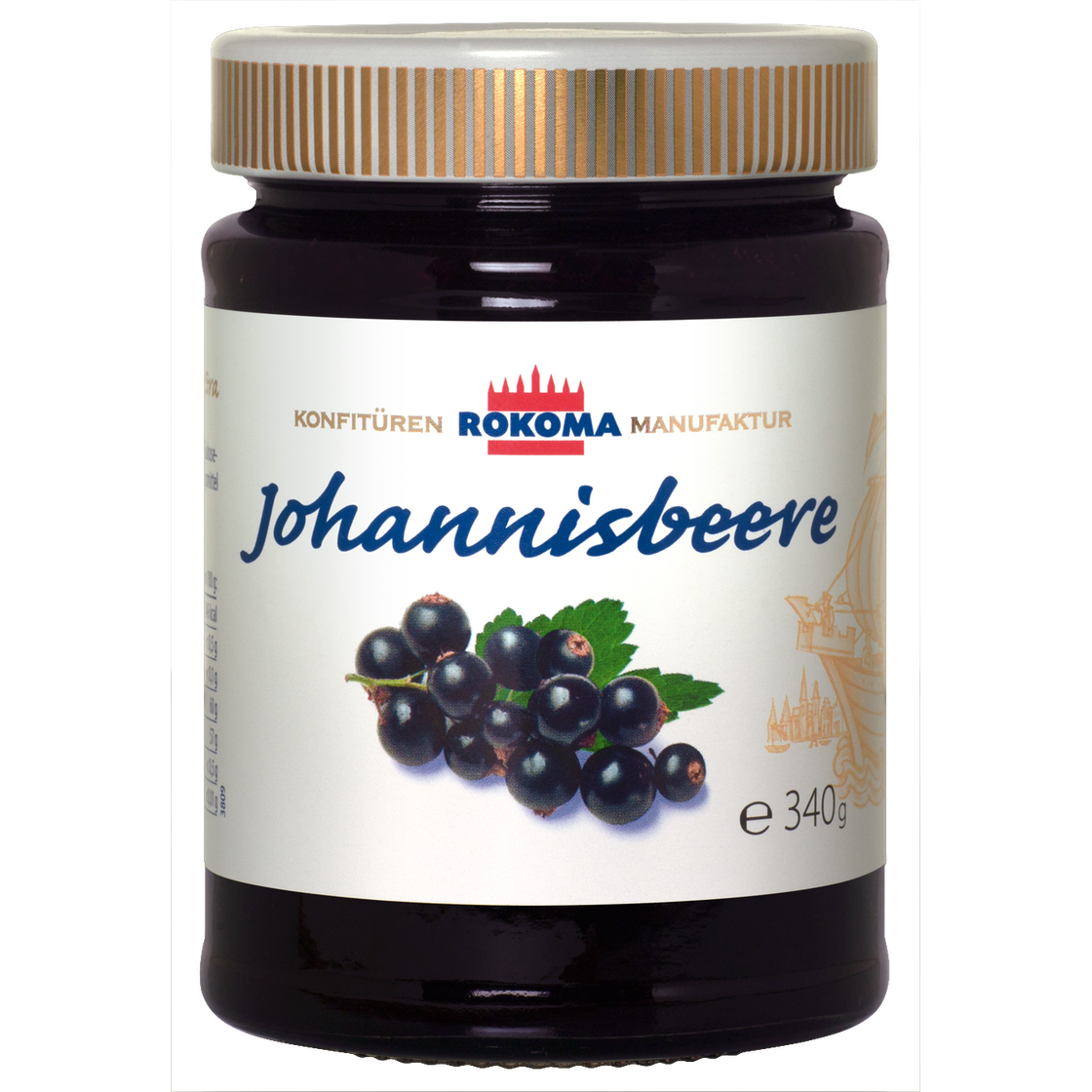 Rokoma Schwarze Johannisbeer-Konfitüre extra 340g – Lausitzer-Shop Rokoma Schwarze Johannisbeer-Konfitüre extra 340g – Lausitzer-Shop