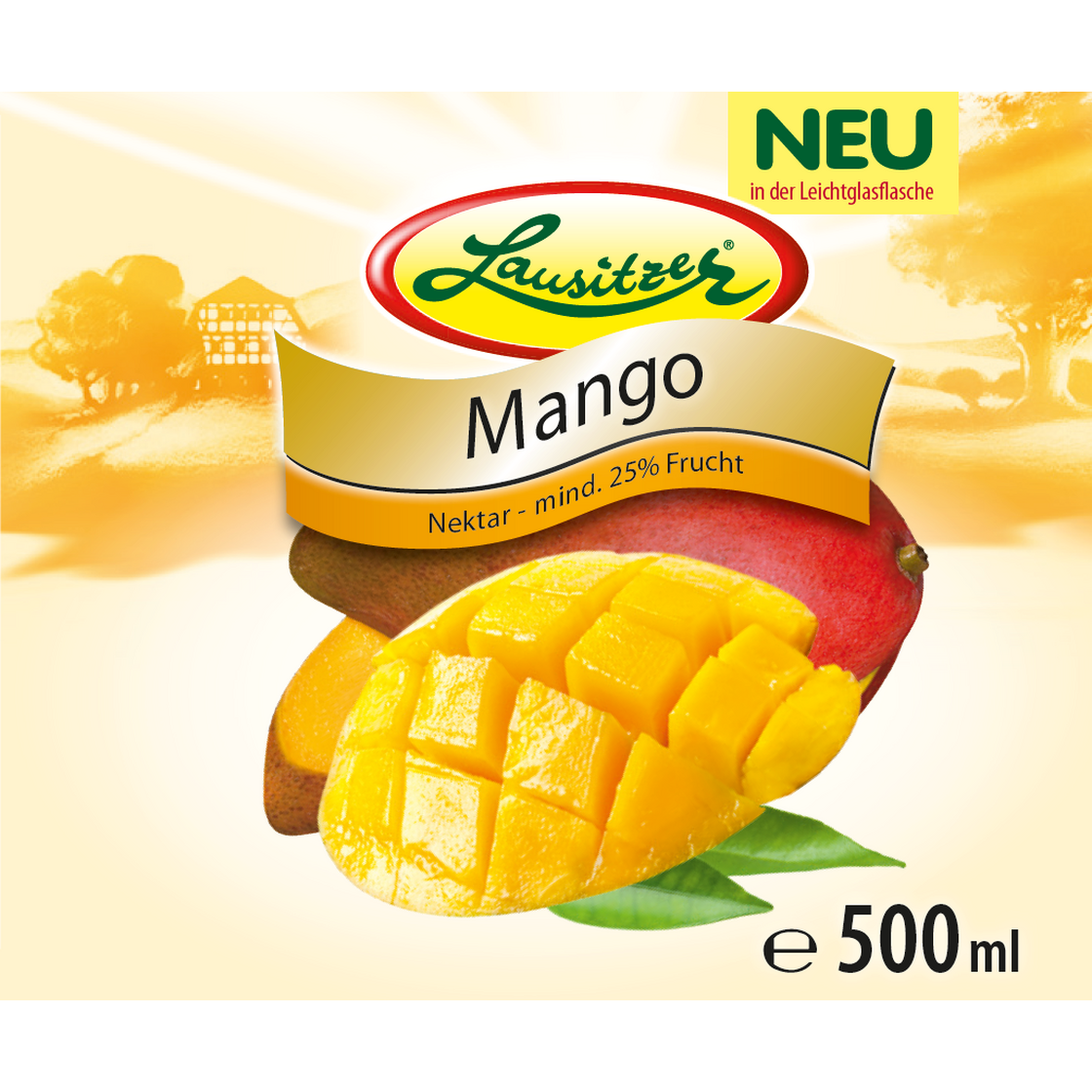 Lausitzer Mango-Nektar 500ml