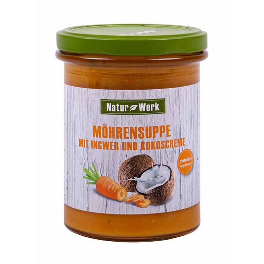 Naturwerk Möhren-Ingwer-Kokos-Suppe 385ml