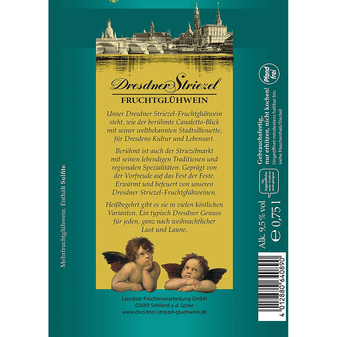 Dresdner Striezel Glühwein - Quitte-Birne 0,75l