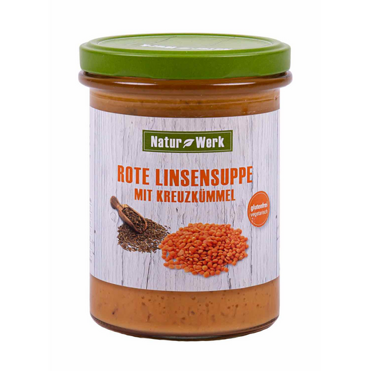 Naturwerk Rote Linsen-Kreuzkümmel-Suppe 380ml