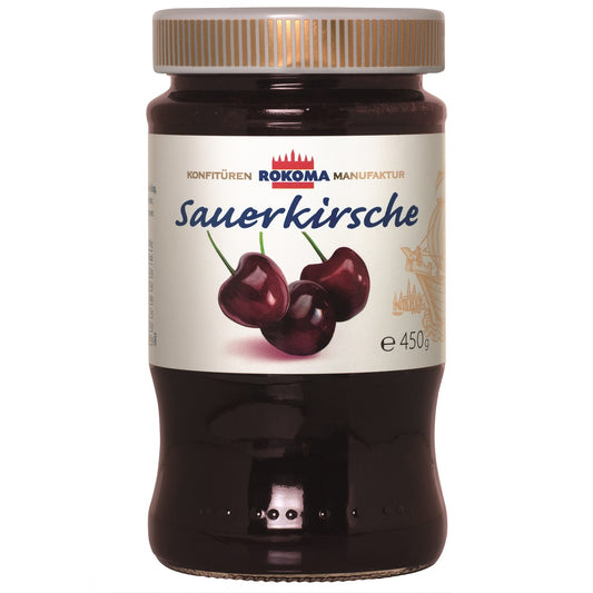 Rokoma Sauerkirsch-Konfitüre extra 450g