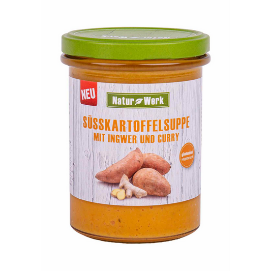 Naturwerk Süßkartoffel-Suppe mit Ingwer und Curry 385ml