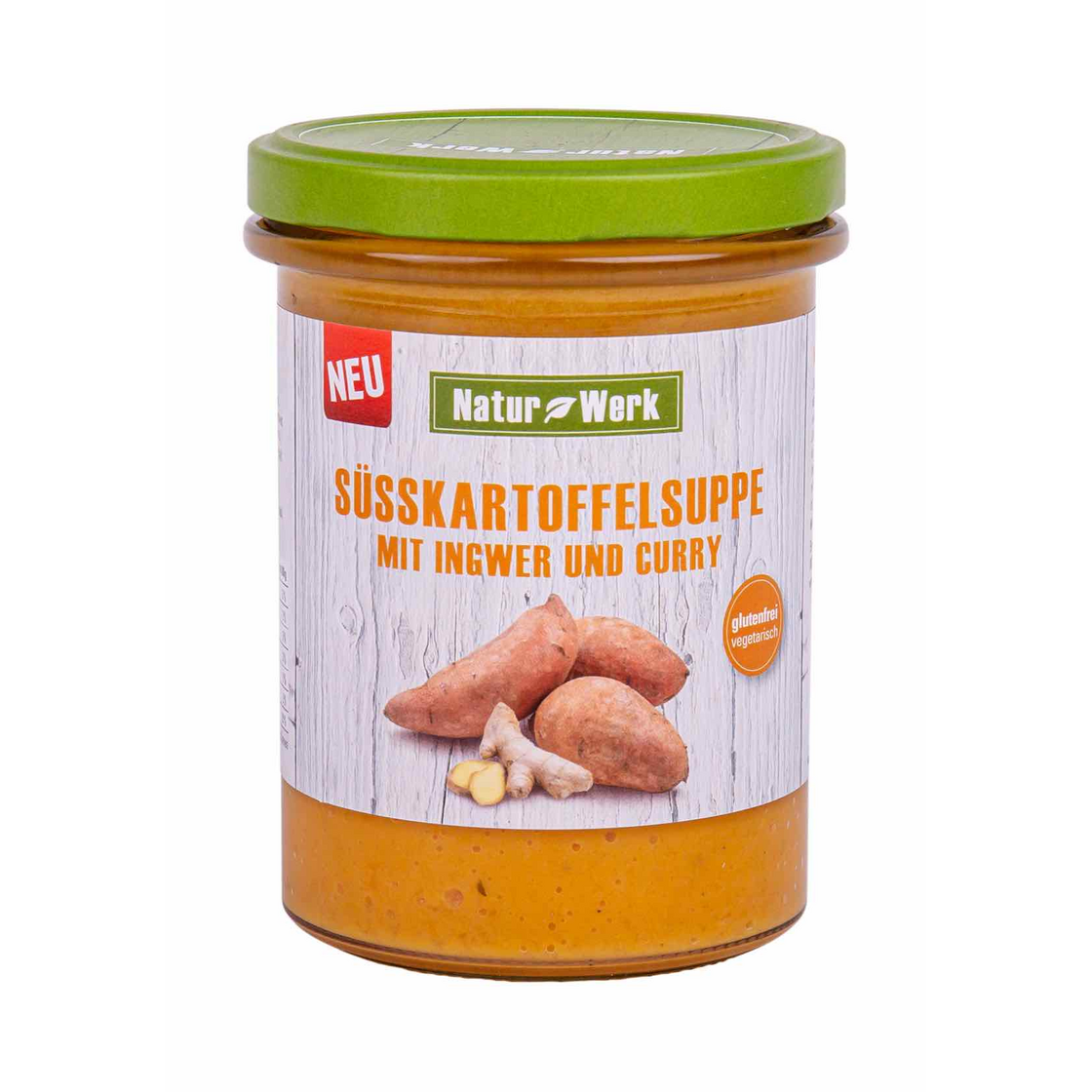 Naturwerk Süßkartoffel-Suppe mit Ingwer und Curry 385ml
